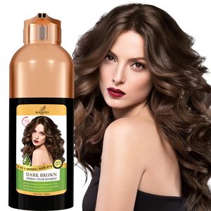 Crema Colorante per <span class=keywords><strong>Capelli</strong></span> Grigi Istantanea Semi-Permanente a Base di Erbe, 500ml, Marrone Scuro, Lunga Durata 6-8 Settimane, Uso Domestico, Prezzo di Fabbrica - Product Image 6