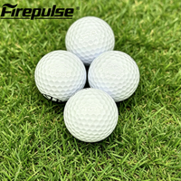 Lot de 2 balles de golf blanches en Surlyn, en stock, vente en gros directe d'usine, sensation douce, en vrac, prêtes à être expédiées