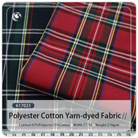 En stock Tissu en fil teint à carreaux pour chemise, manteau, veste, robe, pantalon, uniforme scolaire, vêtements de mode pour enfants