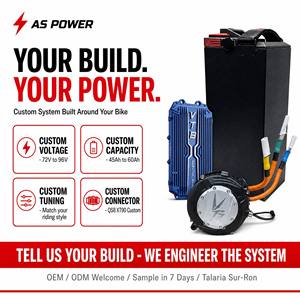 Kit moteur personnalisé 72V avec batterie VTB V9600, contrôleur RGA-52, système d'alimentation OEM, réglage de la tension et de la capacité, pack lithium Talaria Sur-Ron - Product Image 1