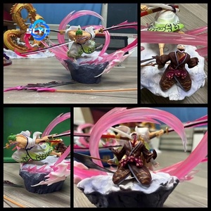 รูปปั้นหุ่นอะนิเมะหนึ่งชิ้น Zoro rengoku Giri VS Killer Battle GK-ตกแต่งฉาก - Product Image 2