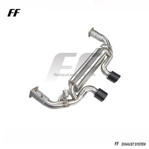 Collecteur d'échappement Catback en acier inoxydable personnalisé pour <span class=keywords><strong>Porsche</strong></span> <span class=keywords><strong>911</strong></span> 991/991.2 GTS Carrera 4 Système de tuyau de silencieux d'échappement - Product Image 2