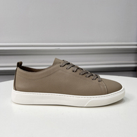 Chaussures de skate décontractées pour hommes, style luxe, artisanat original, en cuir véritable, à lacets, baskets quotidiennes, chaussures plates toutes saisons, artisanat original