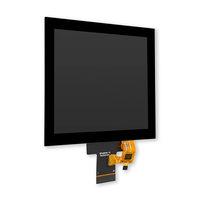 Écran couleur TFT LCD 4,0 pouces 480x480 IPS Full View, interface MIPI, tactile capacitif, rétroéclairage LED, 500 nits, noir
