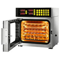 Horno Eléctrico Comercial Multifuncional de Cinco Capas y Gran Capacidad con Circulación de Aire Caliente para Hornear Pasteles y Pan, Nuevo, 220V para Harina