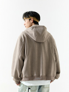 Suéter Cárdigan Retro de Alta Gama para Otoño e Invierno, para Hombre y Mujer, Estilo Americano, Bordado, con Capucha - Product Image 5