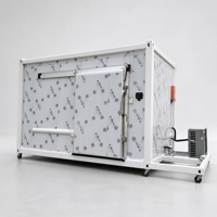 Chambre froide mobile commerciale monobloc, installation facile, pour supermarché