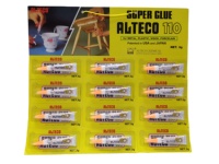 Colle super forte cyanoacrylate de qualité industrielle ALTECO, liquide, adhérence rapide, durcissement en 15 secondes, certifiée Halal, pour le travail du bois, du caoutchouc