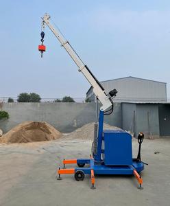 <span class=keywords><strong>Grúa</strong></span> Hidráulica con Cabrestante Eléctrico JYH 1T 2T, Equipo de Elevación Giratorio de 360 Grados para Camiones y Almacenes - Product Image 5