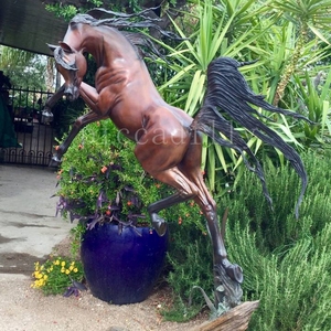 Jardín al aire libre arte fundición tamaño jardín decorativo estatua de bronce <span class=keywords><strong>caballo</strong></span> esculturas para <span class=keywords><strong>venta</strong></span> - Product Image 4