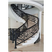 Balustrade en fer forgé en fonte traditionnelle, main courante pour escalier de maison, balcon, marque Yongheng, garantie 5 ans, modèle YH-LT-0001