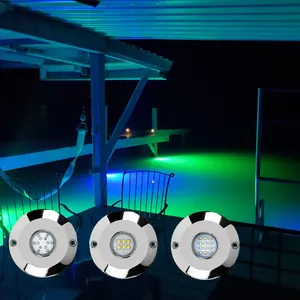Waterproof IP68 60W 12V Underwater LED Marine Boat Dock Light For Dock