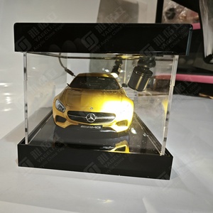 Acrylic 1/18 <b>Model</b> Car Lighting <b>Model</b> Car Display Case Toy Car Showcase Acrylic Box With Led - Product Image 2