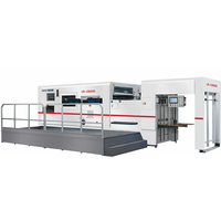 Machine de découpe automatique à grande vitesse avec station de dénudage, machine à plier de 1500 mm pour la fabrication de boîtes en carton ondulé