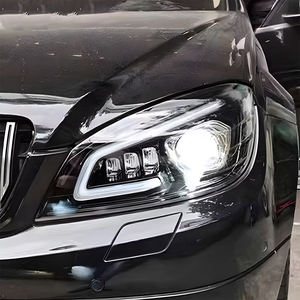 פנסי רכב קדמי עבור benz c200 c260 c300 2007-2010 w204 הרכבה אוטומטי ראש הרכבה שדרוג עיני מלאך עיניים מקרן - Product Image 4
