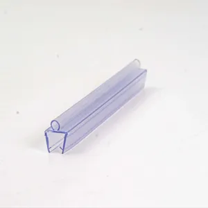 Hidrorelax - Tira de PVC transparente para vedação de chuveiro, tampa de chuveiro sem moldura, tira transparente para vedação de chuveiro, porta de vidro