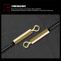 FTK-Lot de 10 flotteurs en bois pour la pêche à la carpe, longueur 18cm-21.5cm, poids 1g-5g