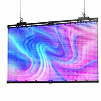 Tapis Magique LED Volant 2026 P4-P10 Ultra-Léger Transparent Flexible IP65 Écran Publicitaire Aérien Extérieur pour Événements