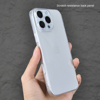 Ultra-mince Transparent Pure Hard PC Phone Case pour iPhone 16 Pro Max Logo personnalisé Fabricant Prix de gros-Compat