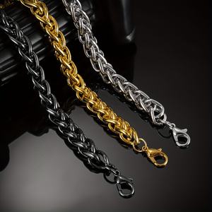 Nueva pulsera de una sola <span class=keywords><strong>quilla</strong></span> de acero inoxidable para hombres hip hop Street fábrica al por mayor - Product Image 3