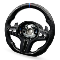 Volant de direction en fibre de carbone de style Thong pour les séries 3/5 (2018-2024) pour E46/E90/E92/F10/F30/F32/F20/F15/F11/G20/G30/G32