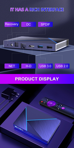 H96 MAX 8+128GB 8K סטרימינג סמארט OTT ממיר טלוויזיה אנדרואיד 12 הטוב ביותר של גוגל, משלוח חינם לאירופה, איטליה, ספרד, ארה\"ב - Product Image 6