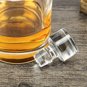 Logo personalizzato 1000ml Decanter per <span class=keywords><strong>whisky</strong></span> con tappo in vetro Decanter di grande capacità per uso domestico per alcol Wine Brandy - Product Image 3