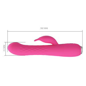 Vibratore a Forma di Coniglio, Dildo Realistico, Stimolatore Clitorideo, Massaggiatore con Perline Rotanti, Giocattolo Sessuale per Donne - Product Image 6