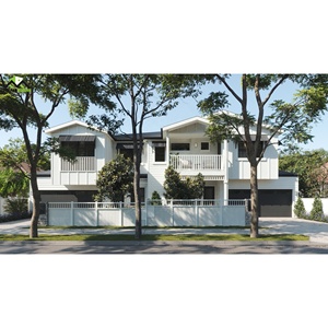 Sang Trọng Đúc Sẵn Công Nghiệp Hiện Đại Thiết Kế Ánh Sáng Kết Cấu Thép Nhà Biệt Thự 2 Câu Chuyện Modular Xây Dựng Văn Phòng Phòng Tắm - Product Image 2