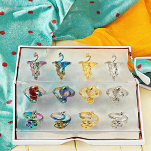 2025可调金属指环钩针环更快针织钩针环缝纫指南 - Product Image 2