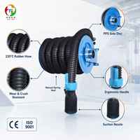 Carrete de manguera de extracción de gases de escape para taller automotriz CE ISO, servicio profesional, 900-1350 m³/h, alto flujo de aire, OEM ODM personalizado