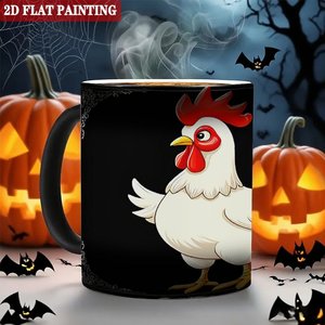 Frosted Black 11oz <b>Ceramic</b> <b>Mug</b> Heat Activated Color Changing Cup Sublimation Printing Factory Special - Product Image 6