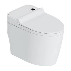 Toilette en céramique intégrée moderne de style européen Toilette de haute qualité monobloc à double chasse S-Trap P-Trap Télécommande Commde Toilette - Product Image 3