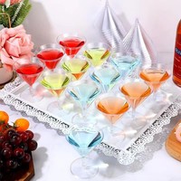 Verres à shot jetables en plastique transparent de qualité alimentaire de 80 ml (2 oz) de la marque Zhijia pour cocktails et vin