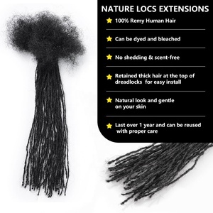 Hot bán tóc con người locs mở rộng <span class=keywords><strong>Tiny</strong></span> chị dreadlocks nguyên tóc con người mở rộng cho phụ nữ - Product Image 6