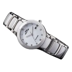 Fancy Watches High Quality Stainless Steel for Women Customized Wristwatches Waterproof Unisex Watch Fashion Modern MIYOTA Grey