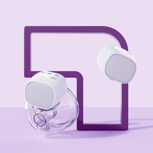 Tire-lait électrique portable en silicone de qualité alimentaire sans BPA 2 en 1 avec fonction d'aspirateur nasal pour bébé rechargeable - Product Image 4