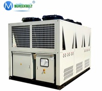 Capacité de refroidissement refroidie par air en forme de boîte 80-700 kW 30ton 50ton 100ton 200ton refroidisseur d'eau industriel