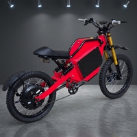 HCBK-SS80 Nouveau Vélo Électrique 25000W 84V 75AH Batterie Haute Capacité Autonomie 200km Tout-Terrain Bomber