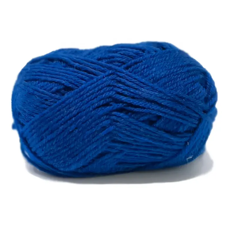 Knitted Colorful Acrylic Yarn Factory Makes Acrylic Yarn 100% Dyed Yarn