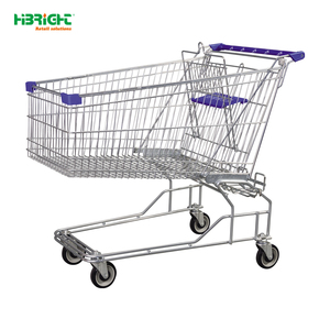 รถเข็นช็อปปิ้งยอดนิยม Highbright สำหรับซูเปอร์มาร์เก็ตและร้านขายของชำ - Product Image 2