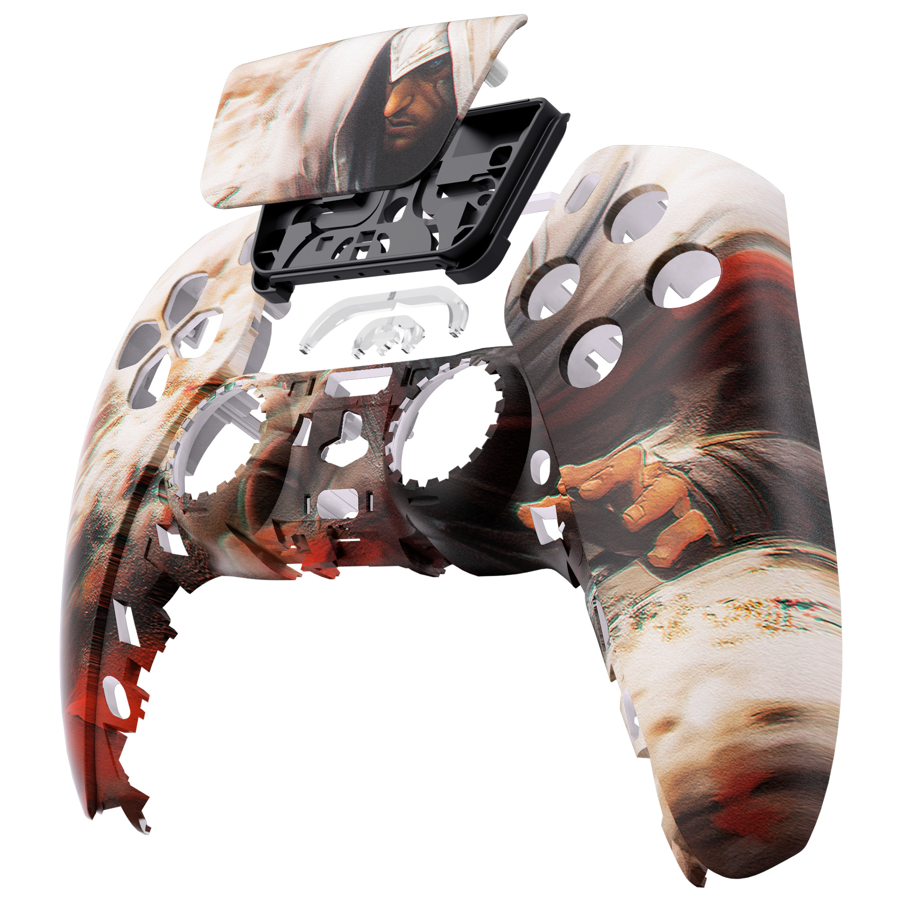Mix Color Matte UV Assassin Patterned Front Shell
