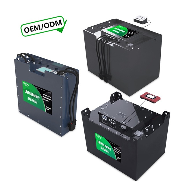 Fast Charging Maintenance-Free 24V 48V 80V 100AH 210AH 220AH 230AH 315AH 420AH 525A 630AH High Capacity LiFePO4 Forklift Battery