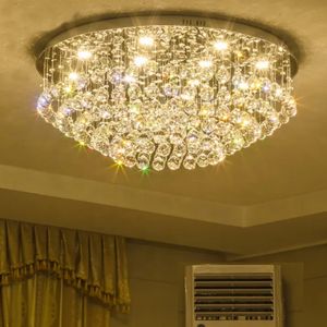 OEM Offre Spéciale américain moderne luxe lampe en cristal acier inoxydable chevet milieu cristal lampe hôtel chambre LED intérieur chaud - Product Image 1