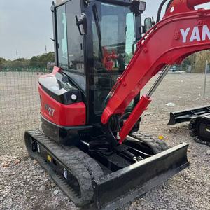 Miniexcavadora Yanmar ViO27 usada, lista para trabajar, con giro de cola cero, 2.7 toneladas, excavadora hidráulica de cadenas con certificado CE - Product Image 4