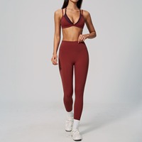 Ensemble de sport 2 pièces pour femme : débardeur et short taille haute – Tenue athlétique pour la course, le yoga et le fitness