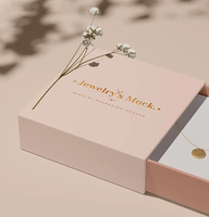 Boîte à tiroir personnalisée imprimée, boîte coulissante en papier rigide de luxe avec ruban pour montres et cadeaux, emballage en carton écologique