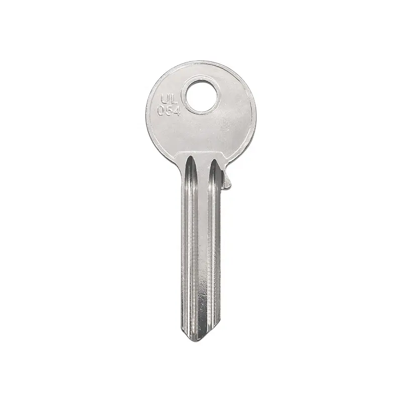 UL054 מפתח דרך כסף מגורים פליז מתכת דלת מפתח ריק 2.0mm בית מפתח ריק באירופה שוק