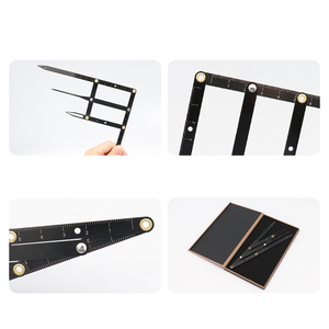 Vàng tỷ lệ calipers vàng có nghĩa là thước cân bằng lông mày Lập Bản Đồ Caliper thép tạo nên microblading trang điểm vĩnh viễn biện pháp - Product Image 4