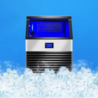 Machine à glaçons commerciale, machine à fabriquer des glaçons et des blocs de glace en stock